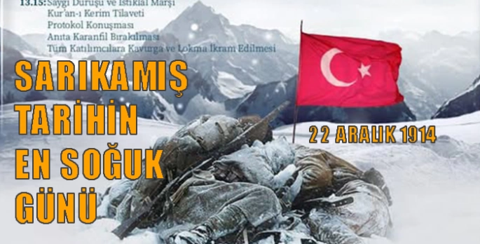 22 Aralık 1914 Sarıkamış Tarihin en soğuk günü