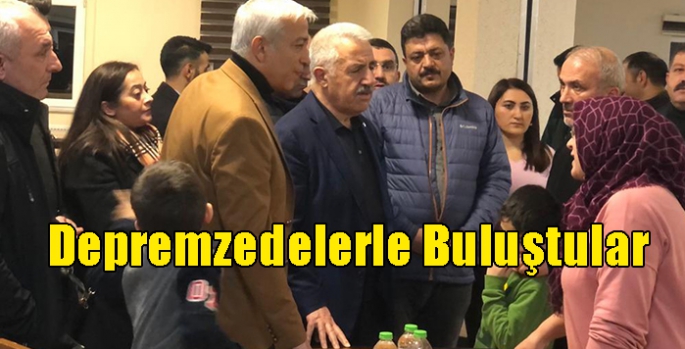 AK Parti Kars Heyeti Depremzedelerle Buluştu