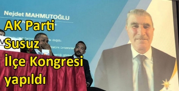 AK Parti Susuz İlçe Kongresi yapıldı