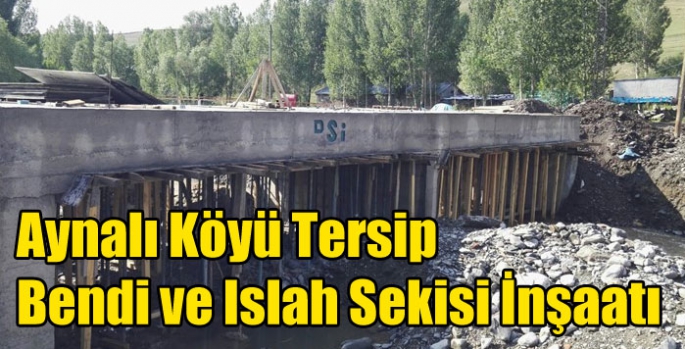 Aynalı Köyü Tersip Bendi ve Islah Sekisi İnşaatı