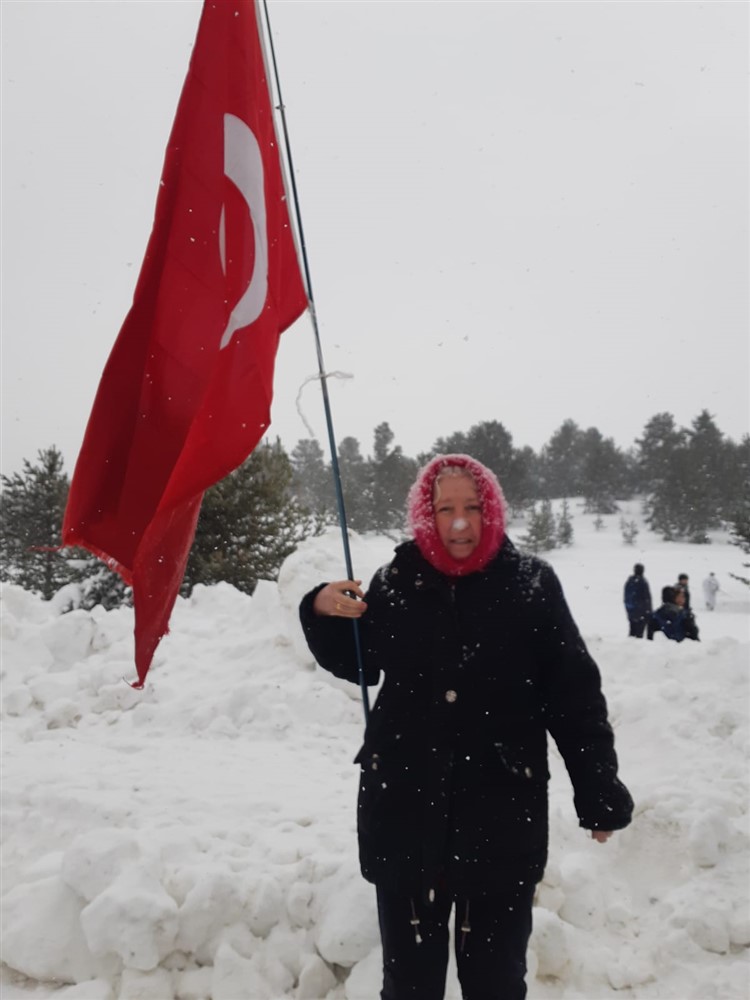 Ayşen Arda, Sarıkamış Şehitlerini Anma Yürüyüşünde