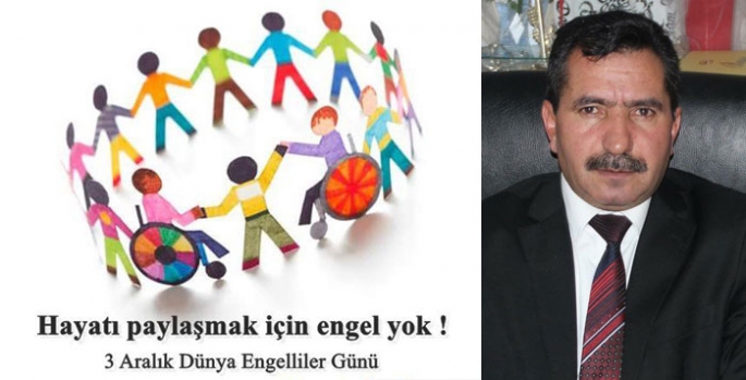 Başkan Ömer Vargün’ün 3 Aralık Engelliler Günü mesajı