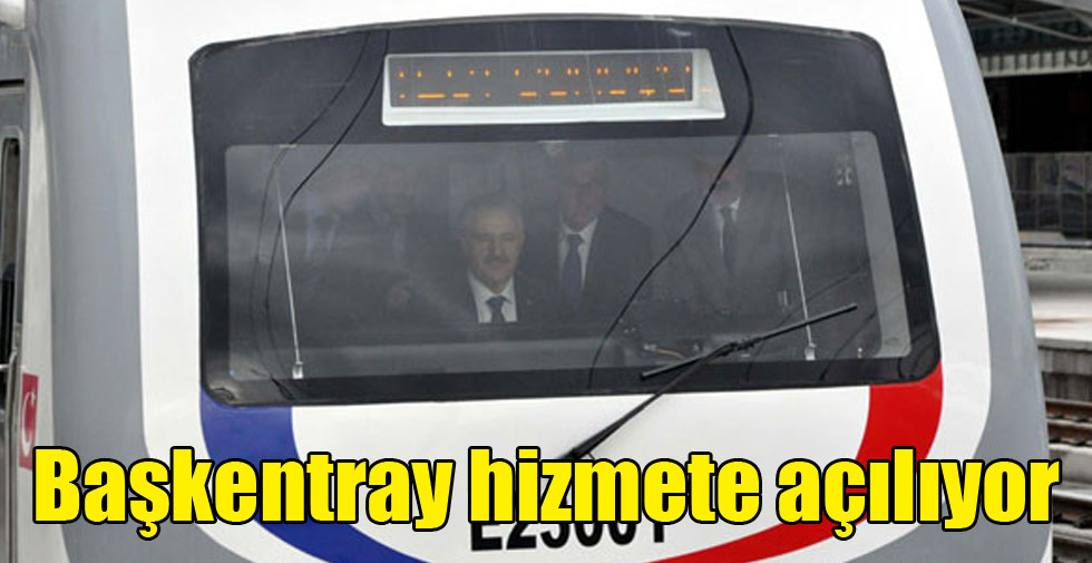 Başkentray hizmete açılıyor