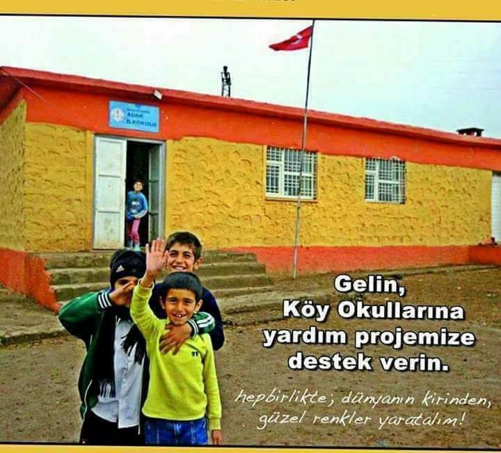 Benan Kalaycı: Gelin Köy Okullarına Yardım Projemize Destek Verin