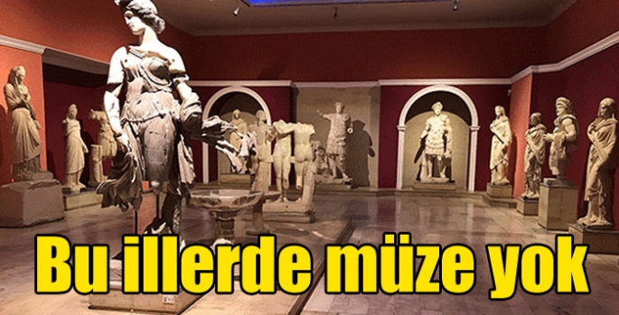 Bu illerde müze yok