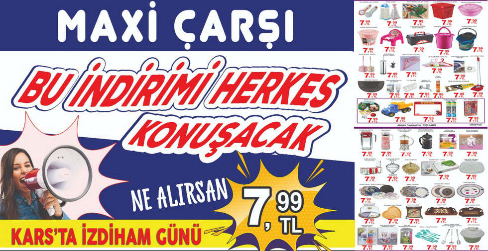 Bu Mağazada Ne Alırsan 7.99 TL’dir