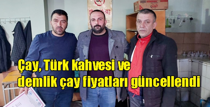 Çay, Türk kahvesi ve demlik çay fiyatları güncellendi