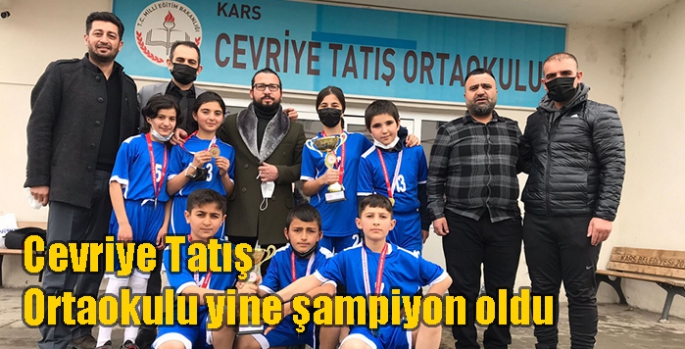 Cevriye Tatış Ortaokulu yine şampiyon oldu