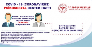 COVİD-19 Psikososyal Destek Hattı