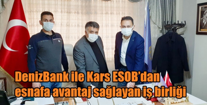 DenizBank ile Kars ESOB’dan esnafa avantaj sağlayan iş birliği