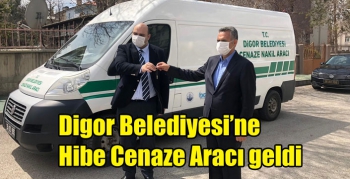 Digor Belediyesi’ne Hibe Cenaze Aracı geldi