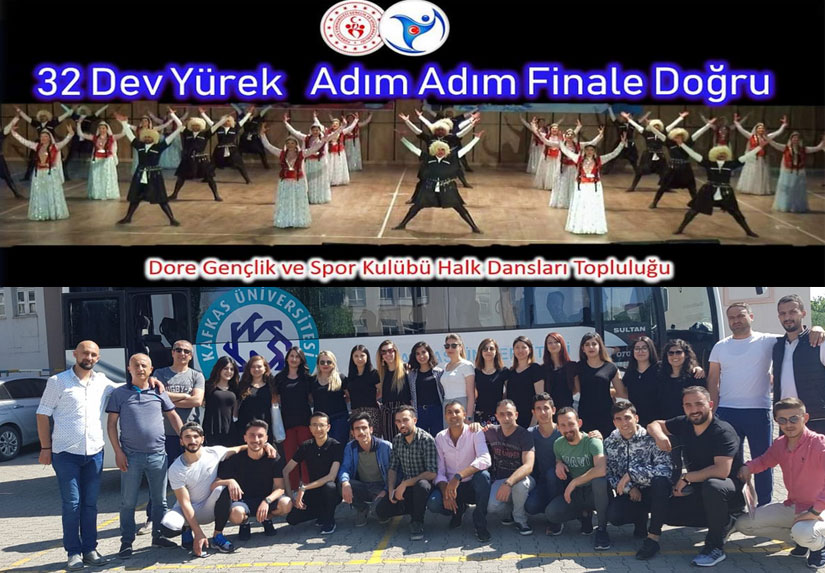 Dore Gençlik ve Spor Kulübü Derneği 32 dev yürekle finale gitti