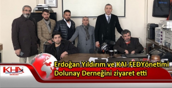 Erdoğan Yıldırım, Dolunay Derneğini ziyaret etti