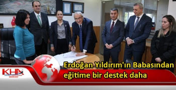 Erdoğan Yıldırım'ın Babasından eğitime bir destek daha