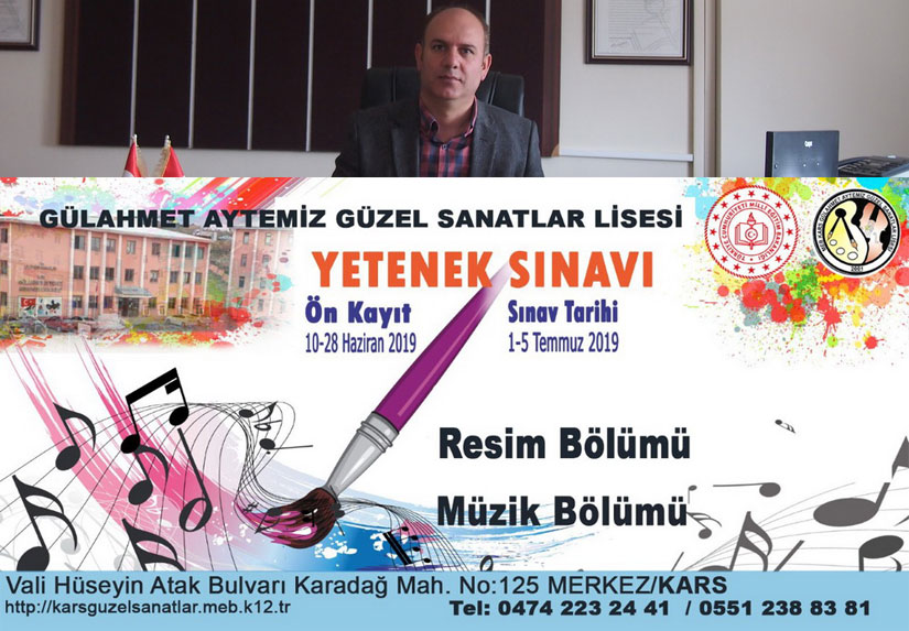 Gülahmet Aytemiz Güzel Sanatlar Lisesi Yetenek Sınavı Başvuru ve Yerleştirme Takvimi