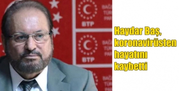 Haydar Baş, koronavirüsten hayatını kaybetti