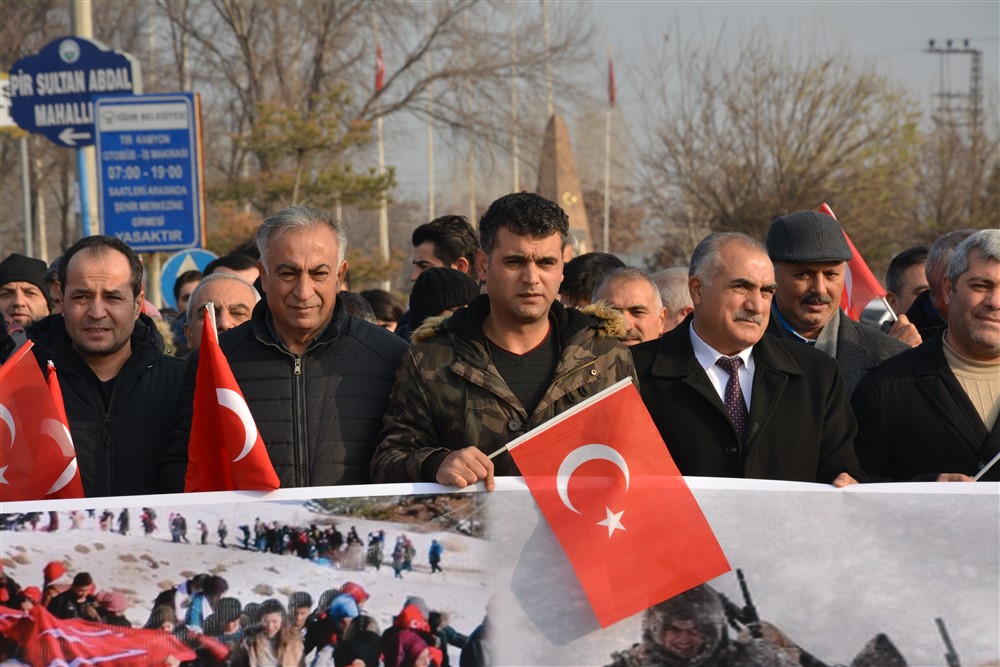 Iğdır, Sarıkamış şehitleri için yürüdü