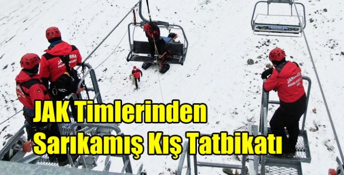 JAK Timlerinden Sarıkamış Kış Tatbikatı