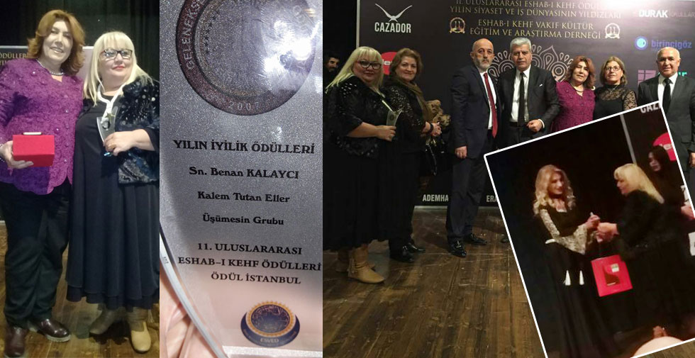 Kalem Tutan Eller Üşümesin Projesi Yılın İyilik Ödülünü Aldı