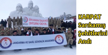 KARPAT Sarıkamış Şehitlerini Andı