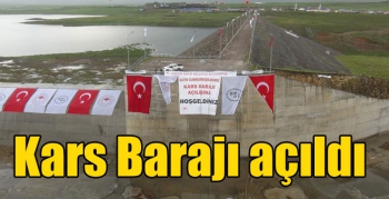 Kars Barajı açıldı