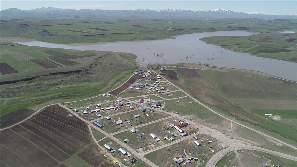 Kars Barajı Göl Alanında Su Yükselerek Yüzde 85 Doluluğa Ulaşıldı