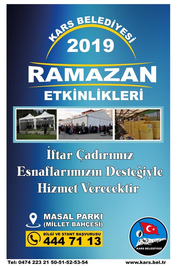 Kars Belediyesi Ramazan Etkinliklerine Destek Çağrısı