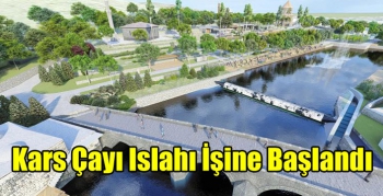 Kars Çayı Islahı İşine Başlandı