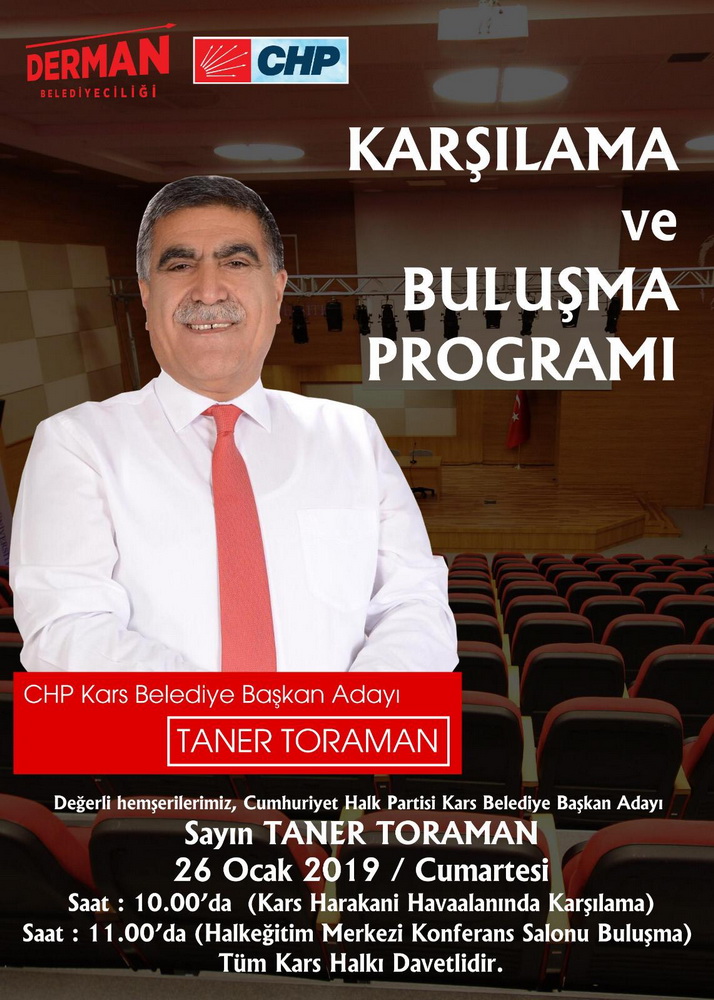 Kars CHP Adayı Taner Toraman Halkla Buluşuyor