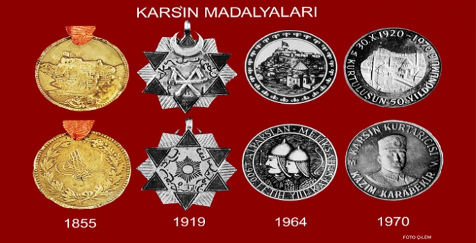 Kars’ın madalyaları 1855 Gazi Şehir Madalyası