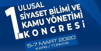 Kars’ta 1. Ulusal Siyaset Bilimi ve Kamu Yönetimi Kongresi