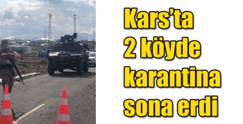 Kars’ta 2 köyde karantina sona erdi