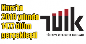 Kars’ta 2019 yılında 1477 ölüm gerçekleşti