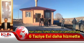 Kars’ta 6 Adet Taziye Evi Yapımı Tamamlandı