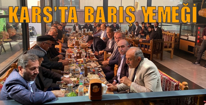 Kars’ta barış yemeği