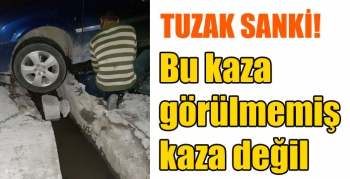 Kars’ta bu kaza görülmemiş kaza değil