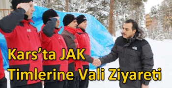 Kars’ta JAK Timlerine Vali Ziyareti