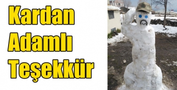 Kars’ta Kardan Adamlı Teşekkür