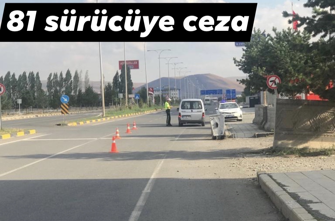 Kars’ta Radarla Hız Denetimi