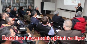 Kars’ta üreticilere hayvancılık eğitimi veriliyor