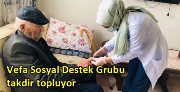 Kars’ta Vefa Sosyal Destek Grubu takdir topluyor