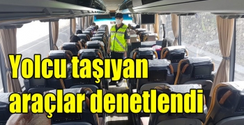 Kars’ta yolcu taşıyan araçlar denetlendi