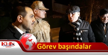 Kars Valisi görev başındaki jandarma ve polisleri ziyaret etti