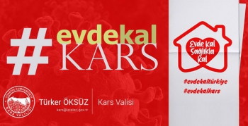 Kars Valisinden “Evde Kal” çağrısı