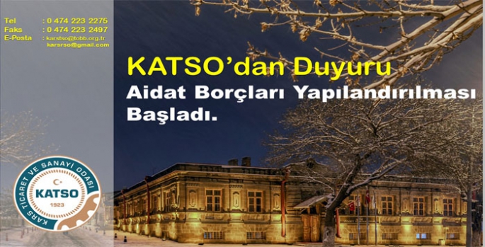 KATSO’da Aidat Borçları Yapılandırmasına başlandı