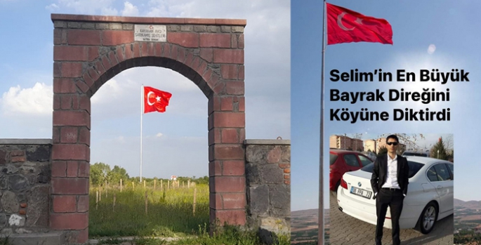 Kayahan Avcı Sarıkamış Şehitleri Hatıra Ormanı’na Dev Türk Bayrağı Dikildi