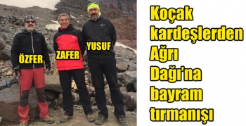 Koçak kardeşlerden Ağrı Dağı’na bayram tırmanışı