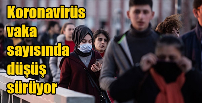 Koronavirüs vaka sayısında düşüş sürüyor