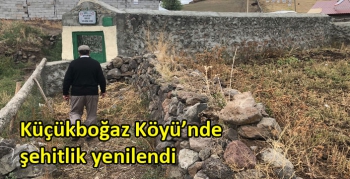 Küçükboğaz Köyü’nde şehitlik yenilendi