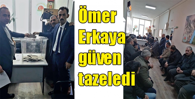 Ömer Erkaya güven tazeledi